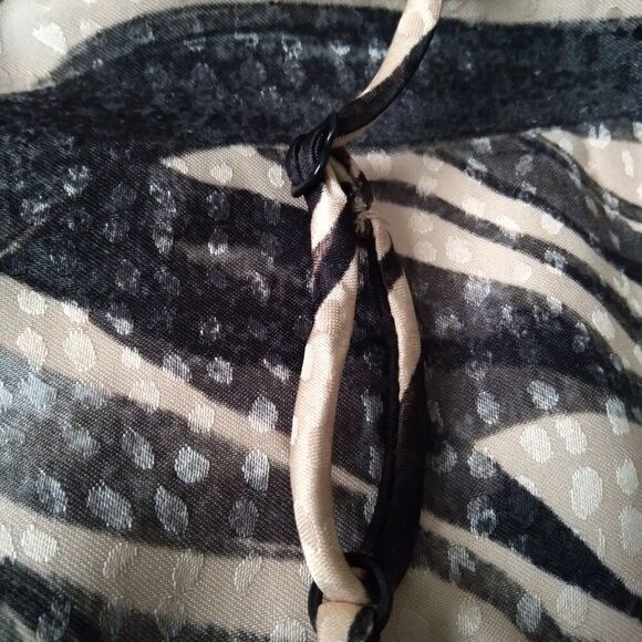 Nine West Plus Size Tan and Black Zebra Print Lightweight Camisole Women's XXL - Picture 11 of 12